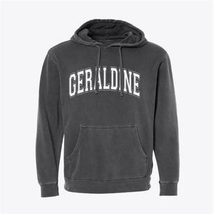 Geraldine Montana Varsity Pigment-Dyed Hoodie
