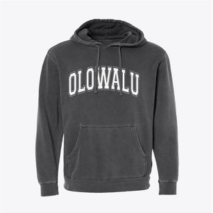 Olowalu Hawaii Varsity Pigment-Dyed Hoodie
