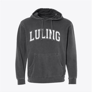Luling Louisiana Varsity Pigment-Dyed Hoodie