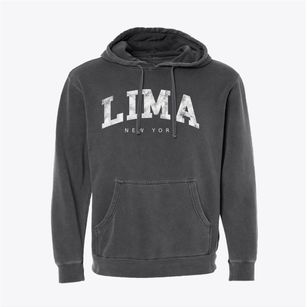 Lima New York Urban Vibe Pigment-Dyed Hoodie