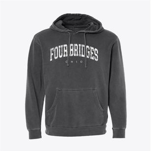 Four Bridges Ohio Urban Vibe Pigment-Dyed Hoodie