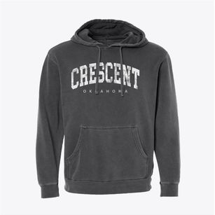 Crescent Oklahoma Urban Vibe Pigment-Dyed Hoodie