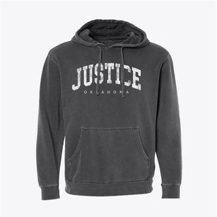 Justice Oklahoma Urban Vibe Pigment-Dyed Hoodie