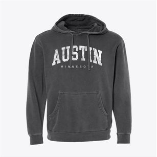 Austin Minnesota Urban Vibe Pigment-Dyed Hoodie