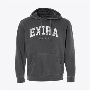 Exira Iowa Urban Vibe Pigment-Dyed Hoodie