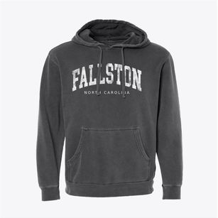 Fallston North Carolina Urban Vibe Pigment-Dyed Hoodie
