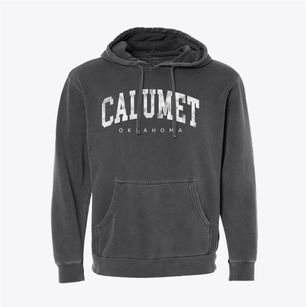 Calumet Oklahoma Urban Vibe Pigment-Dyed Hoodie