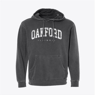 Oakford Illinois Urban Vibe Pigment-Dyed Hoodie