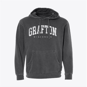 Grafton Wisconsin Urban Vibe Pigment-Dyed Hoodie