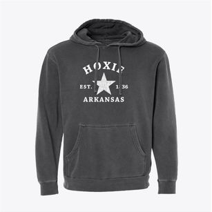 Hoxie Arkansas Star Pigment-Dyed Hoodie