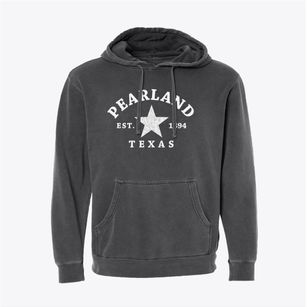 Pearland Texas Star Pigment-Dyed Hoodie