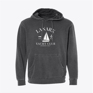 Lanark Wisconsin Yacht Club Pigment-Dyed Hoodie