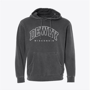 Dewey Wisconsin Inline Pigment-Dyed Hoodie