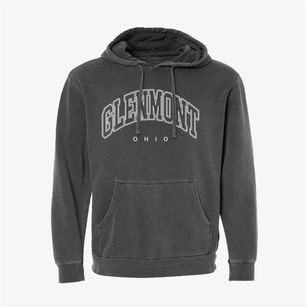 Glenmont Ohio Inline Pigment-Dyed Hoodie