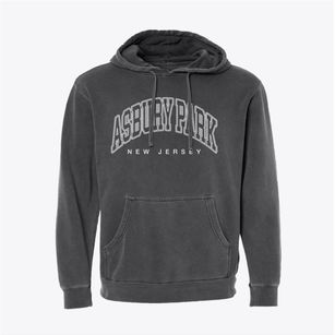 Asbury Park New Jersey Inline Pigment-Dyed Hoodie