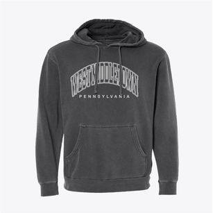 West Middletown Pennsylvania Inline Pigment-Dyed Hoodie
