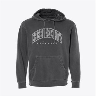 Cherokee City Arkansas Inline Pigment-Dyed Hoodie