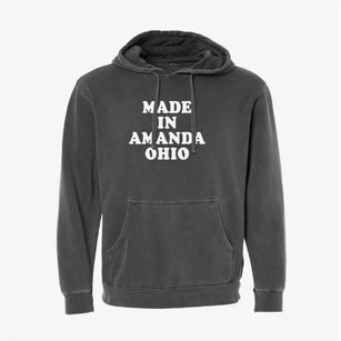 Amanda Ohio Classic 70s Pigment-Dyed Hoodie