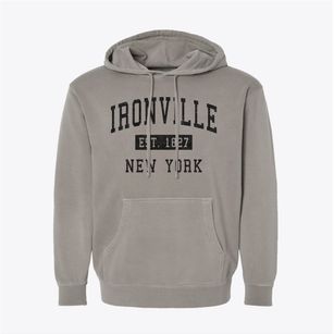 Ironville New York Classic Established Pigment-Dyed Hoodie