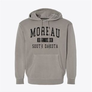 Moreau South Dakota Classic Established Pigment-Dyed Hoodie