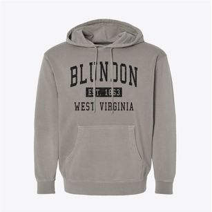 Blundon West Virginia Classic Established Pigment-Dyed Hoodie