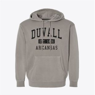 Duvall Arkansas Classic Established Pigment-Dyed Hoodie