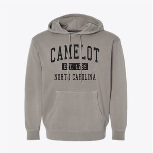 Camelot North Carolina Classic Established Pigment-Dyed Hoodie