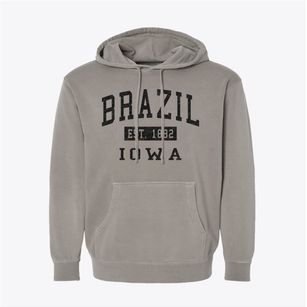 Brazil Iowa Classic Established Pigment-Dyed Hoodie