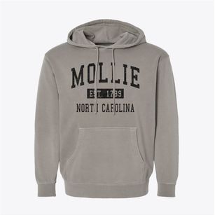 Mollie North Carolina Classic Established Pigment-Dyed Hoodie