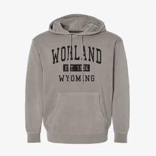 Worland Wyoming Classic Established Pigment-Dyed Hoodie