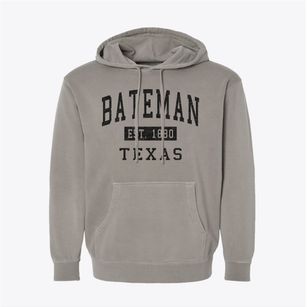Bateman Texas Classic Established Pigment-Dyed Hoodie