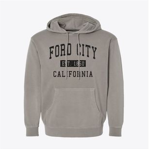 Ford City California Classic Established Pigment-Dyed Hoodie