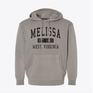Melissa West Virginia Classic Established Pigment-Dyed Hoodie