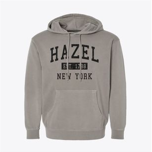 Hazel New York Classic Established Pigment-Dyed Hoodie