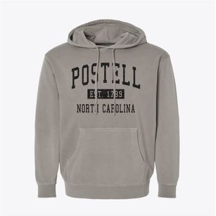 Postell North Carolina Classic Established Pigment-Dyed Hoodie