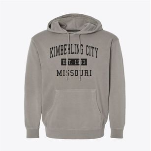 Kimberling City Missouri Classic Established Pigment-Dyed Hoodie