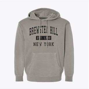Brewster Hill New York Classic Established Pigment-Dyed Hoodie