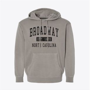 Broadway North Carolina Classic Established Pigment-Dyed Hoodie