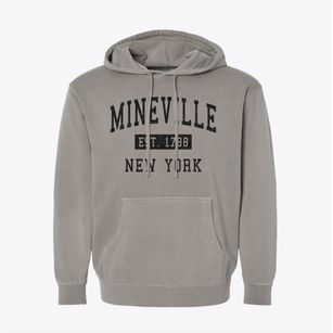 Mineville New York Classic Established Pigment-Dyed Hoodie