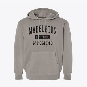 Marbleton Wyoming Classic Established Pigment-Dyed Hoodie