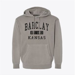 Barclay Kansas Classic Established Pigment-Dyed Hoodie