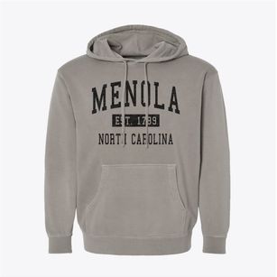 Menola North Carolina Classic Established Pigment-Dyed Hoodie