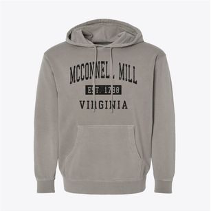 Mcconnell Mill Virginia Classic Established Pigment-Dyed Hoodie