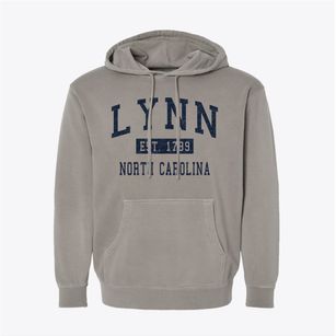 Lynn North Carolina Classic Established Pigment-Dyed Hoodie