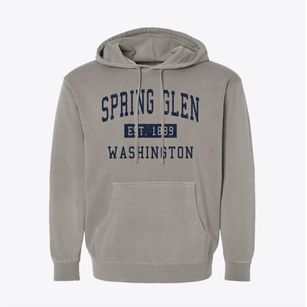 Spring Glen Washington Classic Established Pigment-Dyed Hoodie