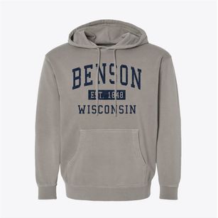Benson Wisconsin Classic Established Pigment-Dyed Hoodie