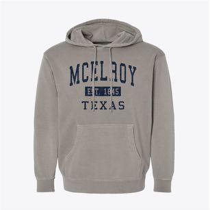 Mcelroy Texas Classic Established Pigment-Dyed Hoodie