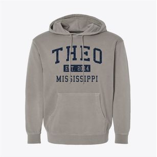 Theo Mississippi Classic Established Pigment-Dyed Hoodie