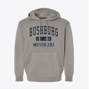 Bushburg Missouri Classic Established Pigment-Dyed Hoodie