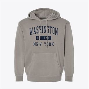 Washington New York Classic Established Pigment-Dyed Hoodie